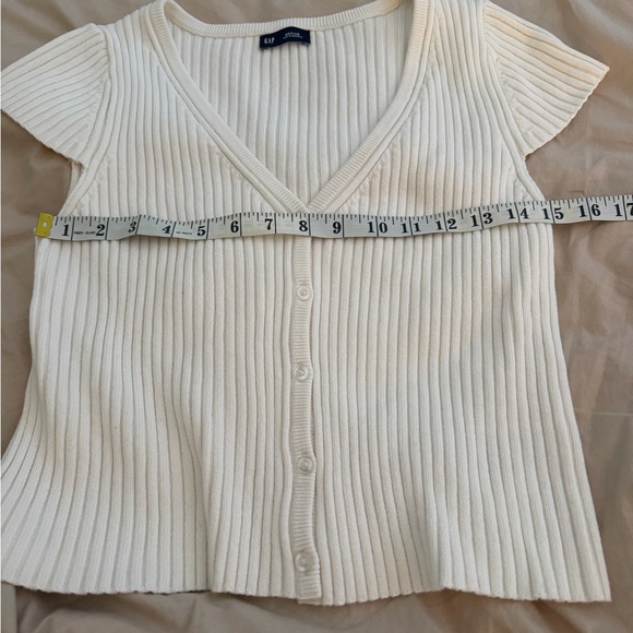 NWOT Gap Cropped Rib Cardigan - Picture 7 of 7